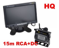 Камера заднего хода led +lcd 7 +15m манетка tir 12/24v фото, цена
