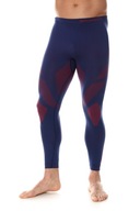 Legginsy Brubeck DRY / sportowa odzież oddychająca niebieski rozmiar S