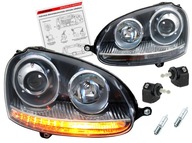 JETTA V MK5 05-11 LAMPY reflektory BLACK GTI R32