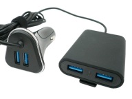 Сильная зарядное автомобильный 4xusb 4,8 a перед задł фото, цена
