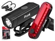 Oświetlenie rowerowe Prox AERO PLUS SET 400 lm USB
