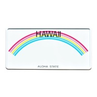 Номерной знак прессованная алюминиевая американская hawaii фото, цена