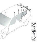 Стекло заднее зад bmw x1 f48 фото, цена