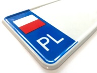 Польская номерной знак reklamowa белый коллекционерская фото, цена