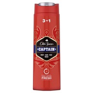 Old Spice Captain Żel Pod Prysznic I Szampon Dla Mężczyzn 400ml, 3W1, Długotrwała Świeżość