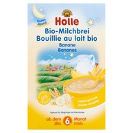 Kaszka mleczna Holle Bio kaszka mleczna bananowa dla niemowląt od 6. miesiąca życia 250 g 250 g