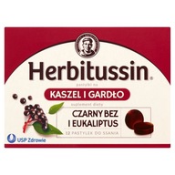 Herbitussin Kaszel i Gardło 12 pastylek do ssania