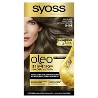 Syoss Oleo Intense farba do włosów trwale koloryzująca z olejkami, bez amoniaku 5-54 Popielaty Jasny Brąz