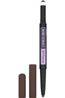 Maybelline Express Brow Satin Duo 04 Dark Brown dwustronna kredka do brwi 0.71g