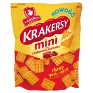 Lajkonik Krakersy mini czerwona papryka 100 g