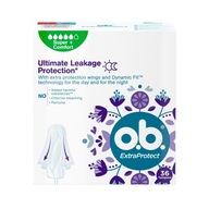 O.B. ExtraProtect Super+ Comfort Tampony 36 sztuk