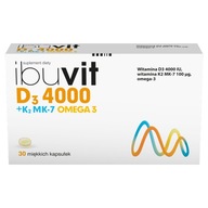 Suplement diety Polpharma Ibuvit D3 4000 + K2 MK-7 Omega 3 30 kapsułek