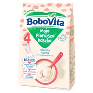 Kaszka mleczna BoboVita Moja Pierwsza Kaszka mleczna manna bez dodatku cukru po 4 miesiącu 230 g 230 g