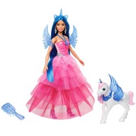 Barbie Sapphire Skrzydlaty jednorożec Lalka 65 rocznica HRR16