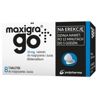 Tabletki Maxigra GO Polpharma 8 tabletek