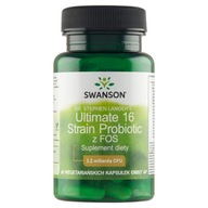 Suplement diety Swanson Health Products Ultimate 16 Strain Probiotic with FOS 60 kapsułek