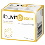 Suplement diety Polpharma Ibuvit D3 2000 IU 60 kapsułek