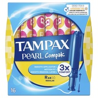 Tampax Compak Pearl Regular Tampony z aplikatorem, x16