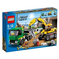 LEGO City 4203 Koparka z transporterem L