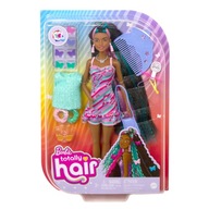 Barbie Totally Hair Lalka z długimi włosami + modowe akcesoria HCM91