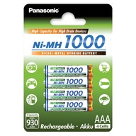 Akumulator niklowo-metalowo-wodorkowy (NiMH) Panasonic AAA (R3) 930 mAh 4 szt.