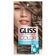 Gliss Color Care Moisture Farba do włosów trwała 7-16 chłodny popielaty blond