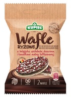 Wafle ryżowe Kupiec z czekoladą deserową i maliną 32 g