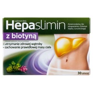 Hepaslimin z biotyną Suplement diety 30 tabletek