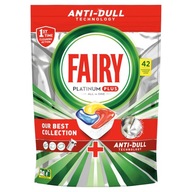 Fairy Platinum Plus Cytryna Tabletki do zmywarki All In One, 42 tabletek