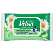 Papier nawilżony zapachowy Velvet 48 szt.