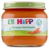 Obiadek HiPP BIO Pierwsza marchewka po 4. miesiącu, 80g od 4 miesiąca 80 g warzywa