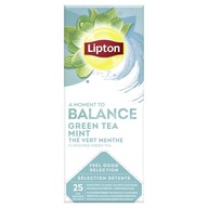 Herbata zielona Lipton green tea mint z miętą 25tb