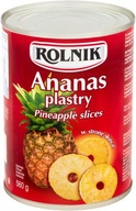 Ananas w syropie Rolnik 0,56 kg