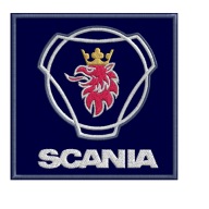 Scania termo нашивка haft 80x80mm фото, цена