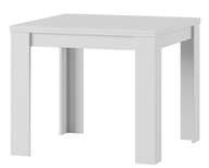 Stół kwadratowy rozkładany Szynaka Meble saturn 90 x 90 x 77cm biały
