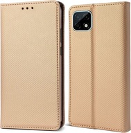 Etui z klapką gsmStyle do Realme C11 2011 / C20 Kieszeń, Podstawka złoty