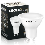 Żarówka LED GU10 6,5W =60W SMD 4000K neutralna Premium LEDLUX nie mruga