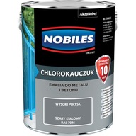 Emalia chlorokauczukowa Nobiles 5588240 szara 5 l