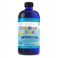 Suplementy diety dla dzieci Nordic Naturals Children's DHA płyn 473 ml truskawkowy