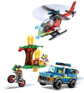 Lego City 60371 Auto Helikopter Motor Policja