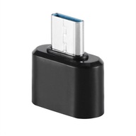 Adapter OTG USB typ C - USB czarny