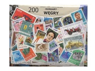 Pakiet 200 znaczków pocztowych - WĘGRY