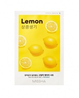 Missha Airy Fit Sheet Mask Lemon Maseczka Rozjaśniająca Cytrynowa AntiAging