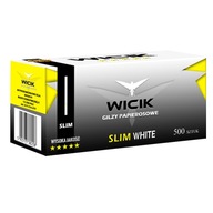 Gilza WICIK SLIM WHITE smak naturalny 500 szt.