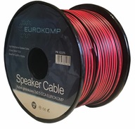 Kabel głośnikowy Eurokomp E2275 2 x 0,5 mm² 100 m