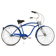 Rower beach Cruiser męski 26 cali niebieski biegi PACIFIC Springer ROYALBI