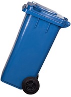 Pojemnik, kubeł, kontener plastik Jestic 120l niebieski