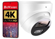 Kültéri IP PoE kamera 8MPx 4K UHD, LUXTORN mikrofon