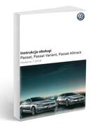 Volkswagen VW Passat 3 wersje B8 od 2014 Instrukcj