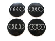 EMBLEMATY NAKLEJKI znaczki logo NA KOŁPAKI dekielki felgi dekle AUDI 56mm